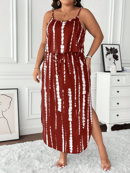 Curvy Women's Summer Clothing Set