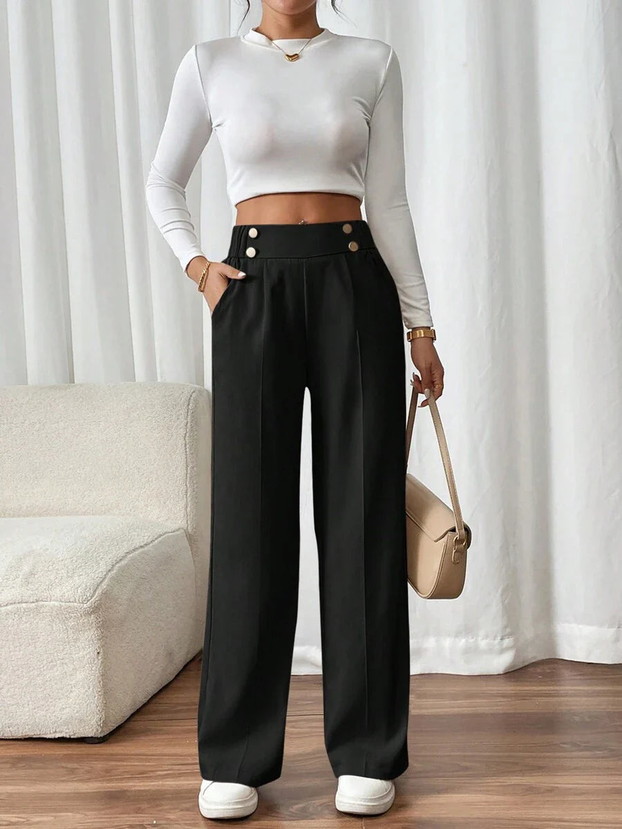 Classic Fit Straight Leg Pants