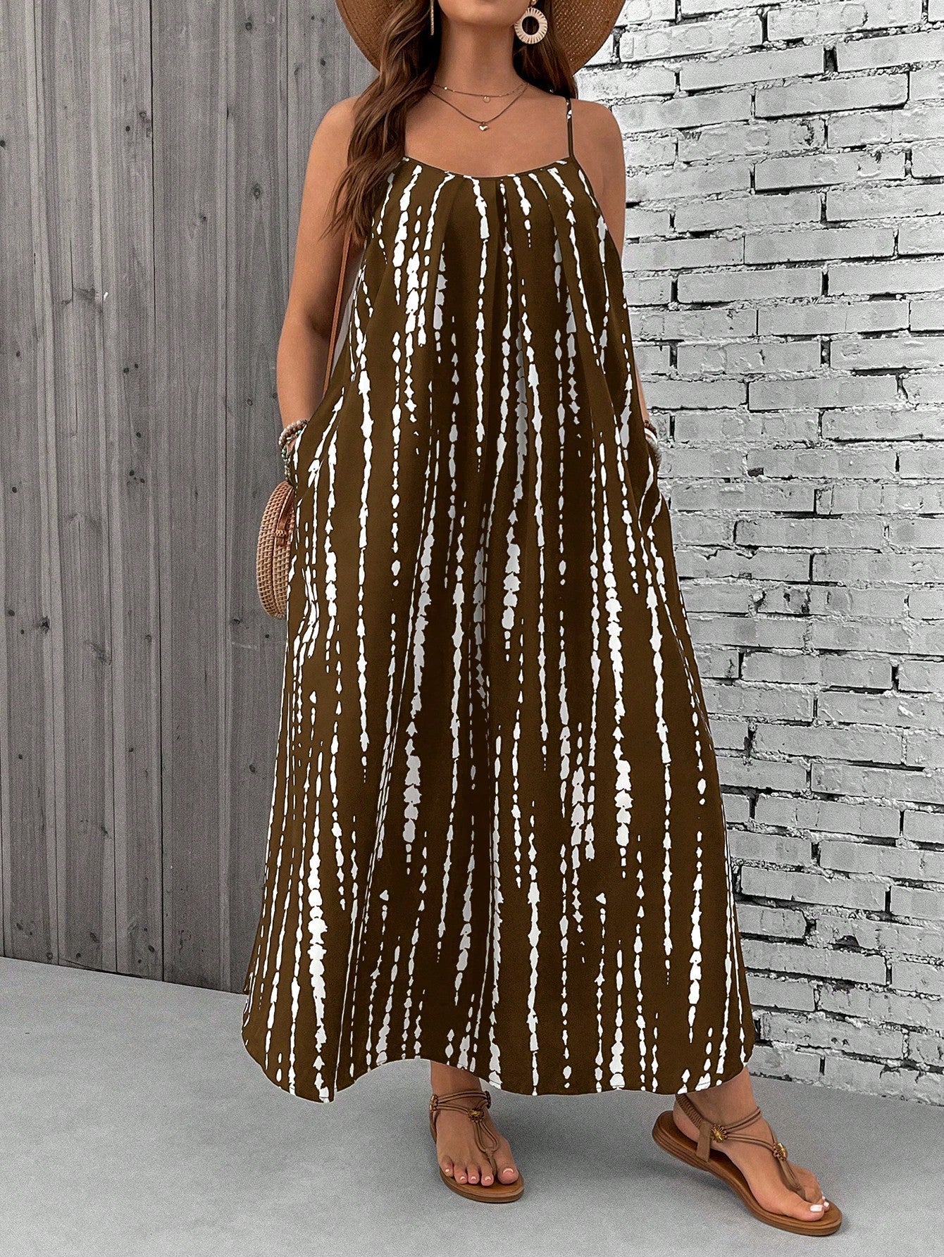Floral Plus Size Bohemian Maxi Dress