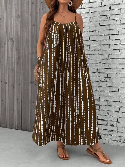 Floral Plus Size Bohemian Maxi Dress