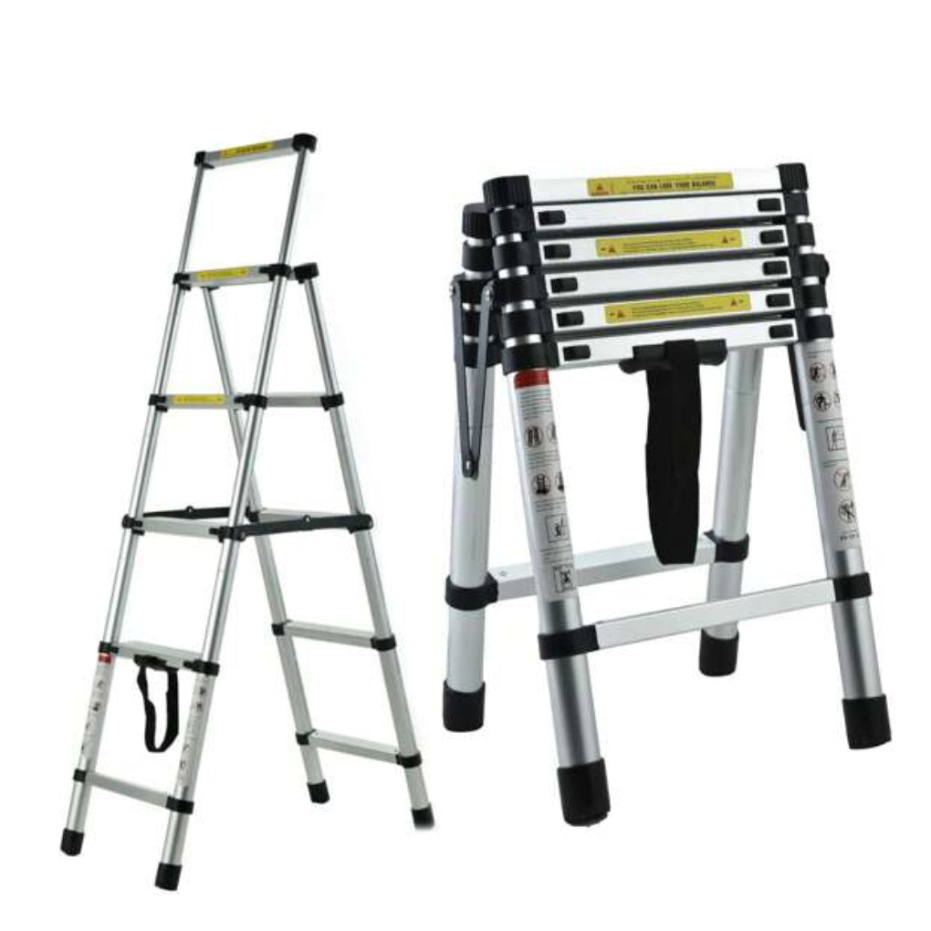 Compact 6FT 7FT Extendable Aluminum Ladder - Olytrend