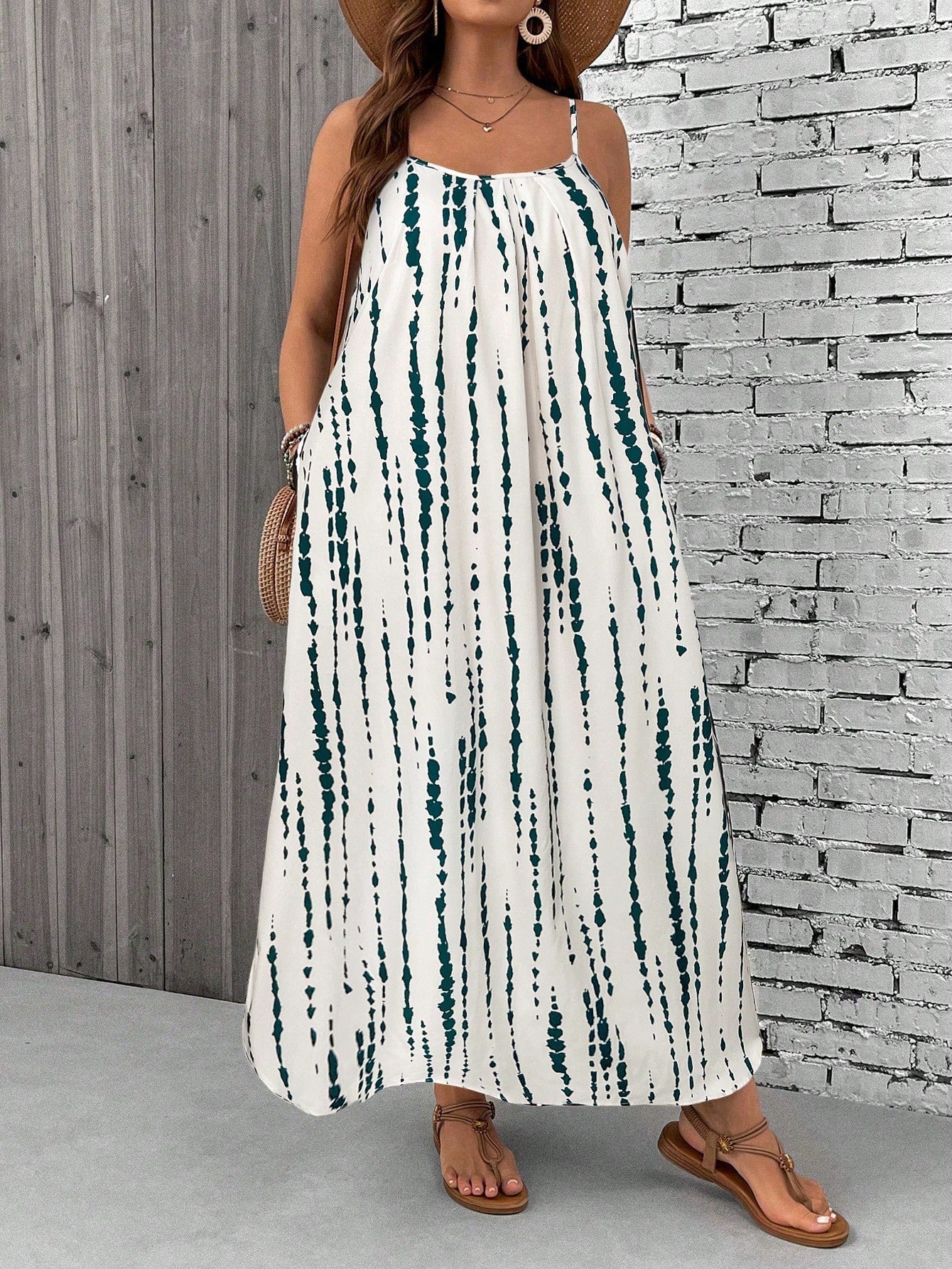 Floral Plus Size Bohemian Maxi Dress