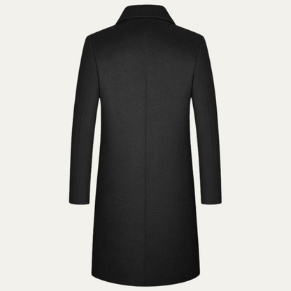 Classic Men's Long Wool Winter Coat