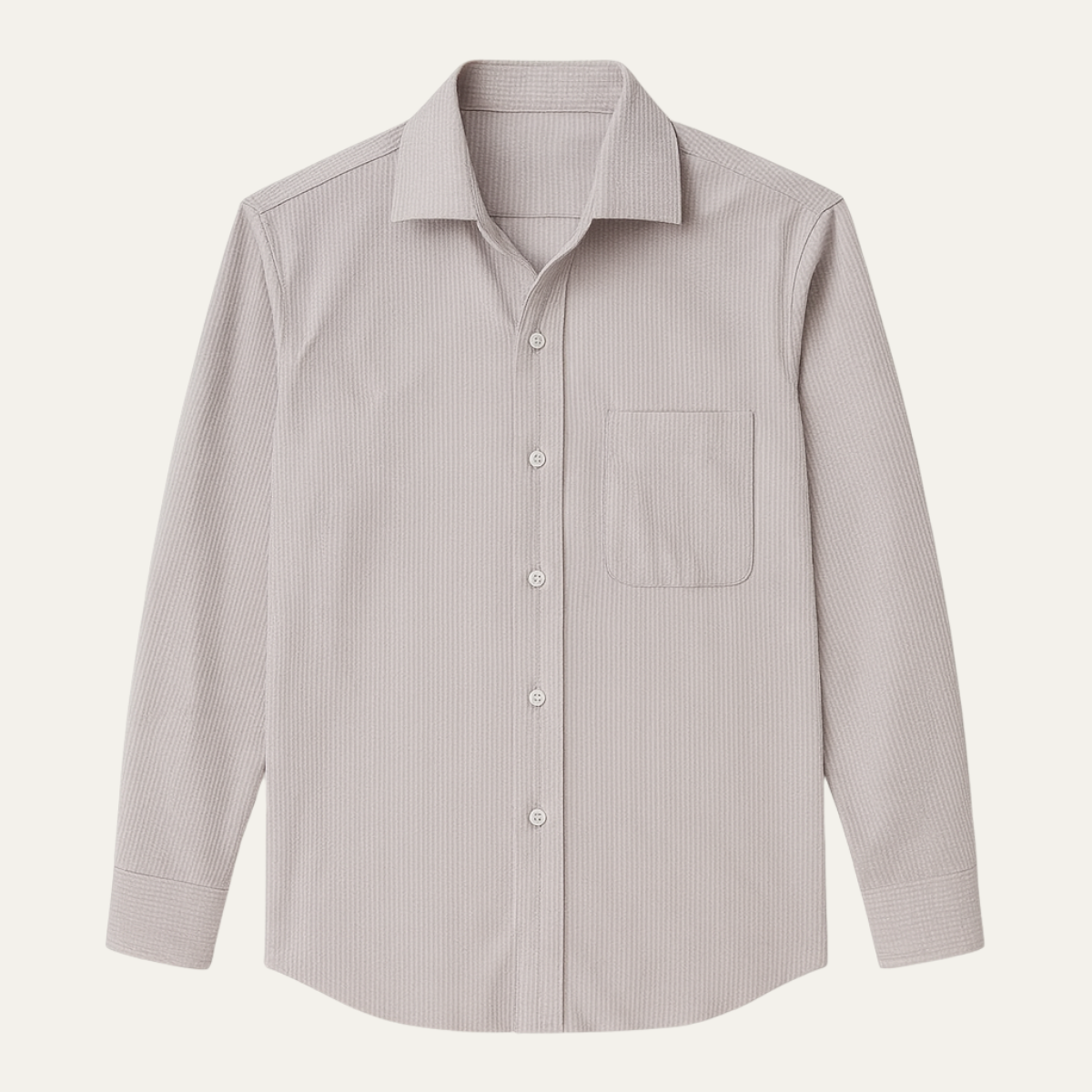 Classic Fit Men's Dress Shirt - Slim Style Business Shirt