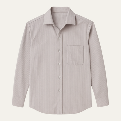 Classic Fit Men's Dress Shirt - Slim Style Business Shirt