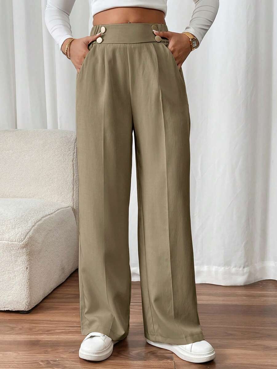 Classic Fit Straight Leg Pants
