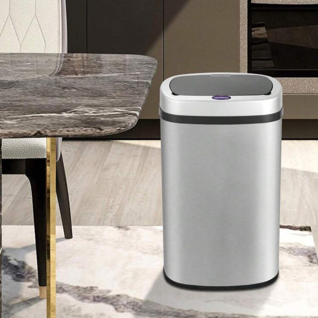 Modern Hands-Free Sensor Trash Can 15L - Olytrend