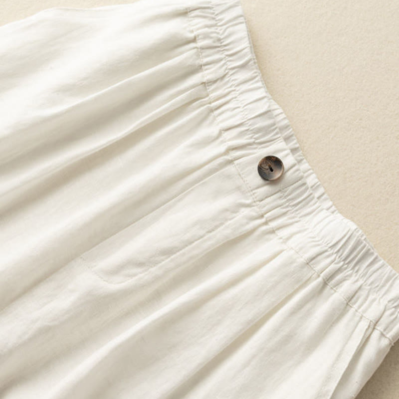 Comfortable Loose Fit Pleated Shorts for Women