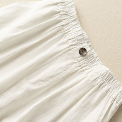 Comfortable Loose Fit Pleated Shorts for Women