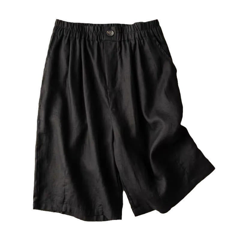 Comfortable Loose Fit Pleated Shorts for Women