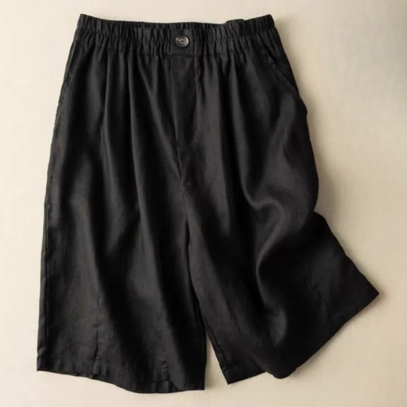 Comfortable Loose Fit Pleated Shorts for Women