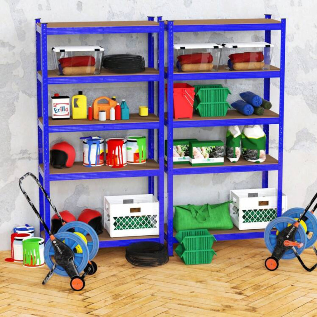 Heavy Duty 5 Shelf Metal Storage Rack - Olytrend