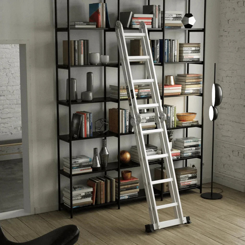 Heavy Duty 14-in-1 Folding Ladder 4.7M Aluminum Step Ladder - Olytrend