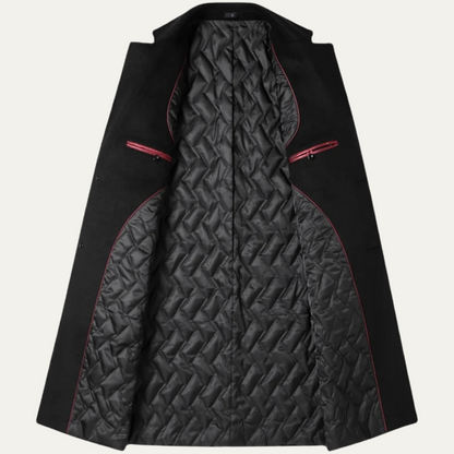Classic Men's Long Wool Winter Coat