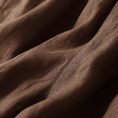 Casual Elastic Waist Shorts with Delicate Trimmed Edges