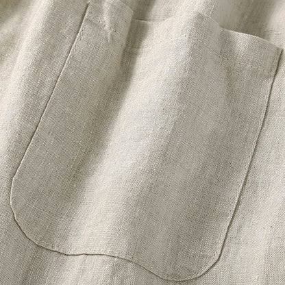Casual Elastic Waist Shorts with Delicate Trimmed Edges
