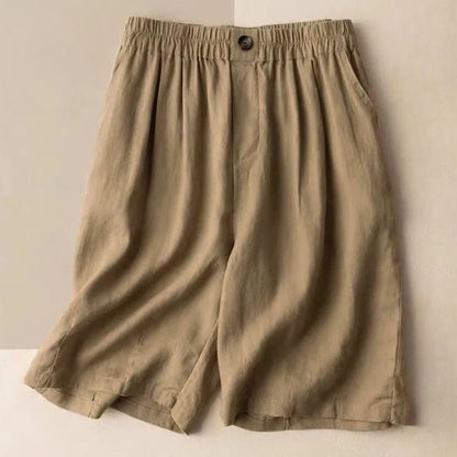 Comfortable Loose Fit Pleated Shorts for Women - Nocini