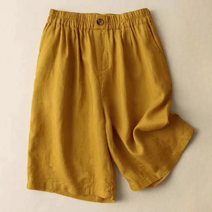 Comfortable Loose Fit Pleated Shorts for Women