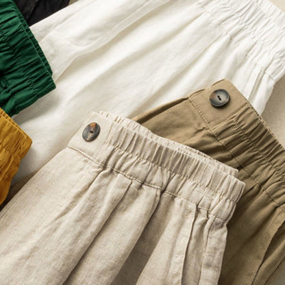 Comfortable Loose Fit Pleated Shorts for Women