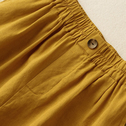 Comfortable Loose Fit Pleated Shorts for Women