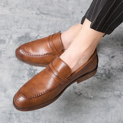 Classic Slip-On Leather Loafers for Men - Nocini