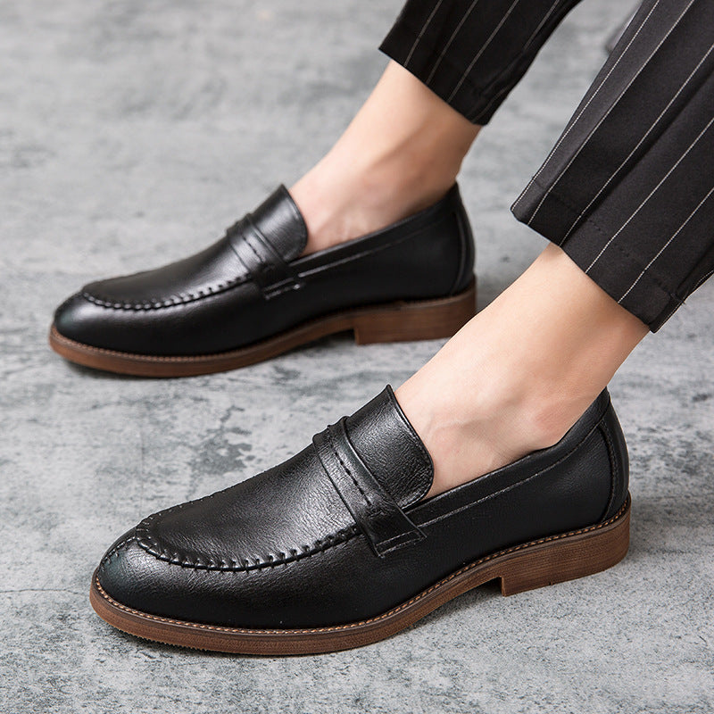 Classic Slip-On Leather Loafers for Men