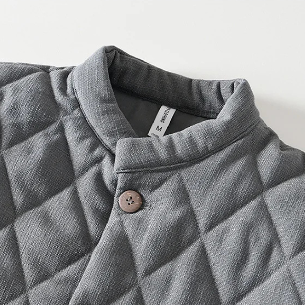 Classic Mens Quilted Padded Coat Jacket