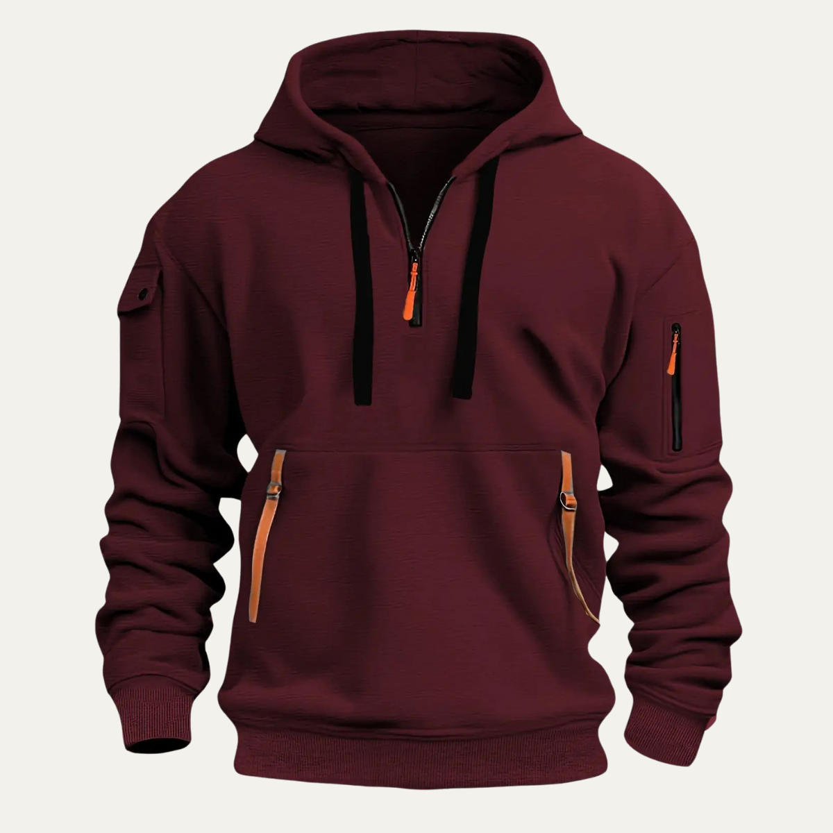 Waterproof Men's Insulated Multi Pocket Hooded Jacket - Nocini