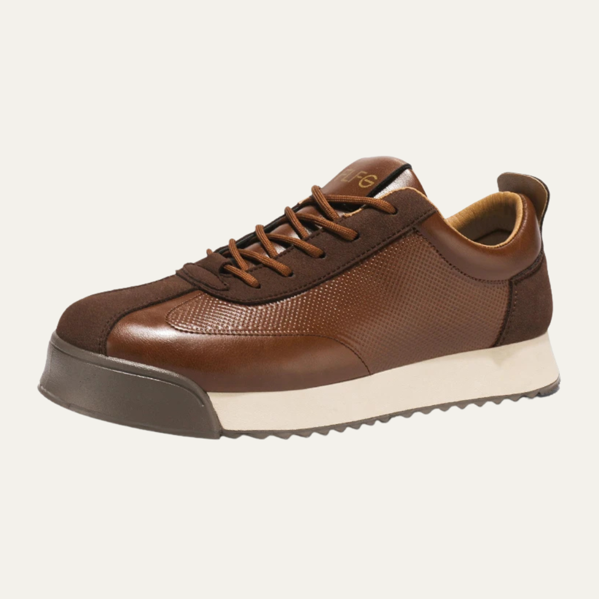 Classic Vintage Leather Sneakers For Men - Nocini