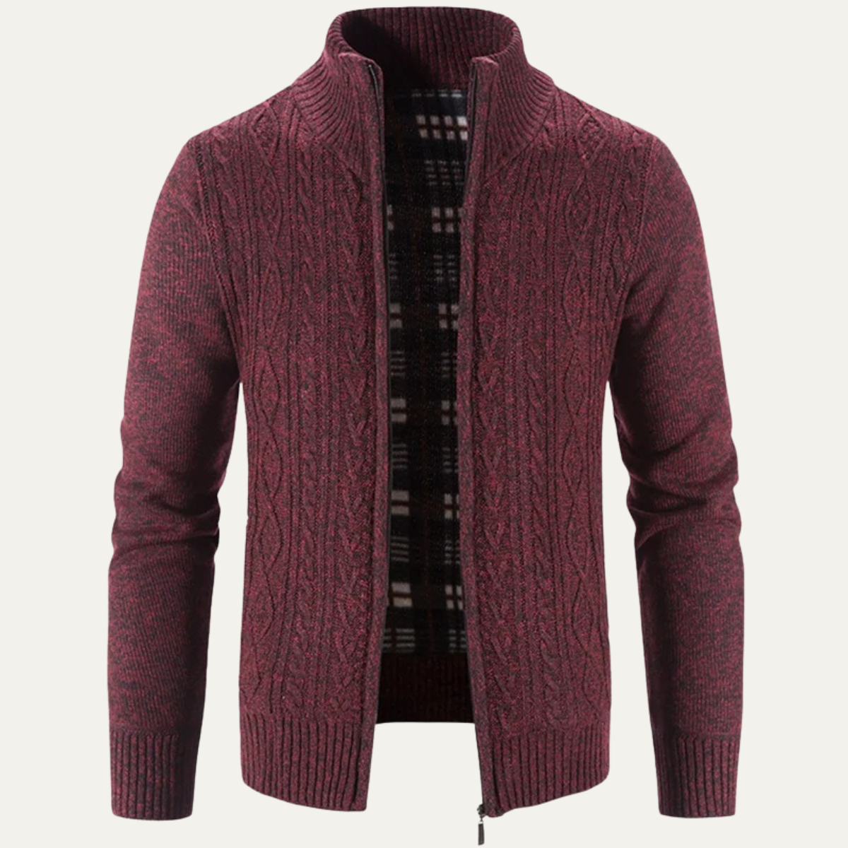 Cozy Men's Fleece Zipper Jacket