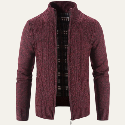 Cozy Men's Fleece Zipper Jacket