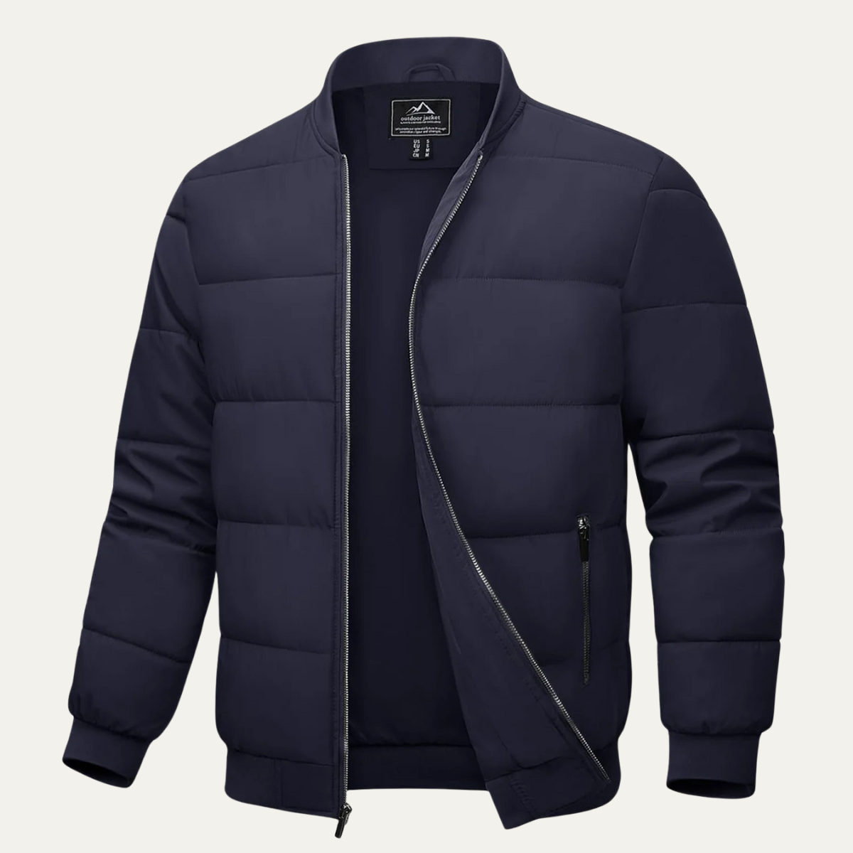 Slim Fit Men's Water Resistant Puffer Jacket