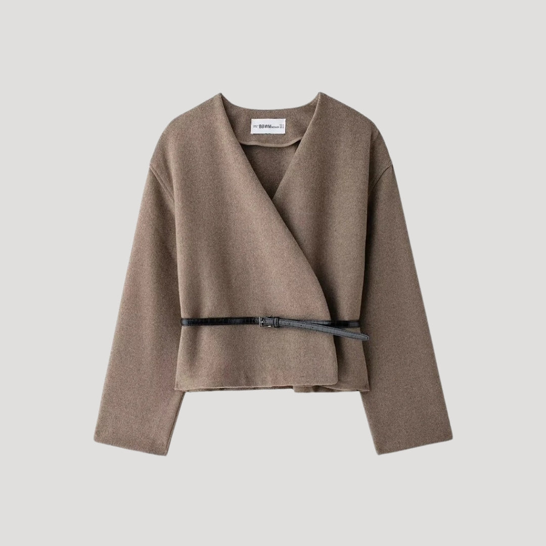 Comfy Oversized Wrap Coat for Women - Nocini