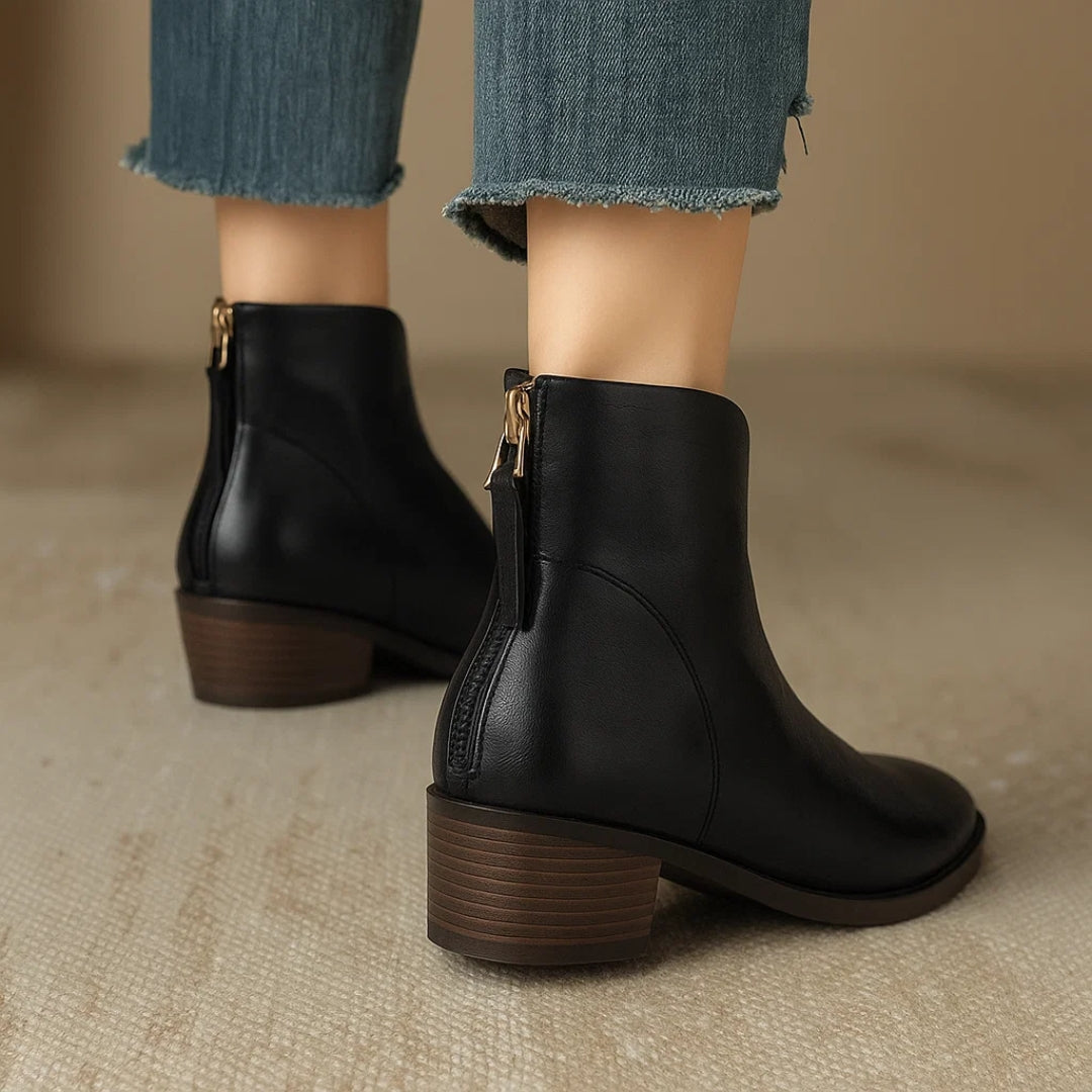 Elegant Women's Low Heel Boots
