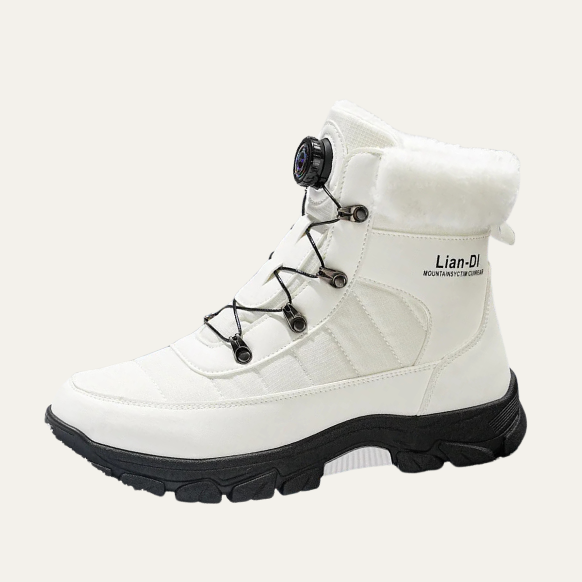Warm Insulated Men's Snow Boots with Fur Lining - Nocini