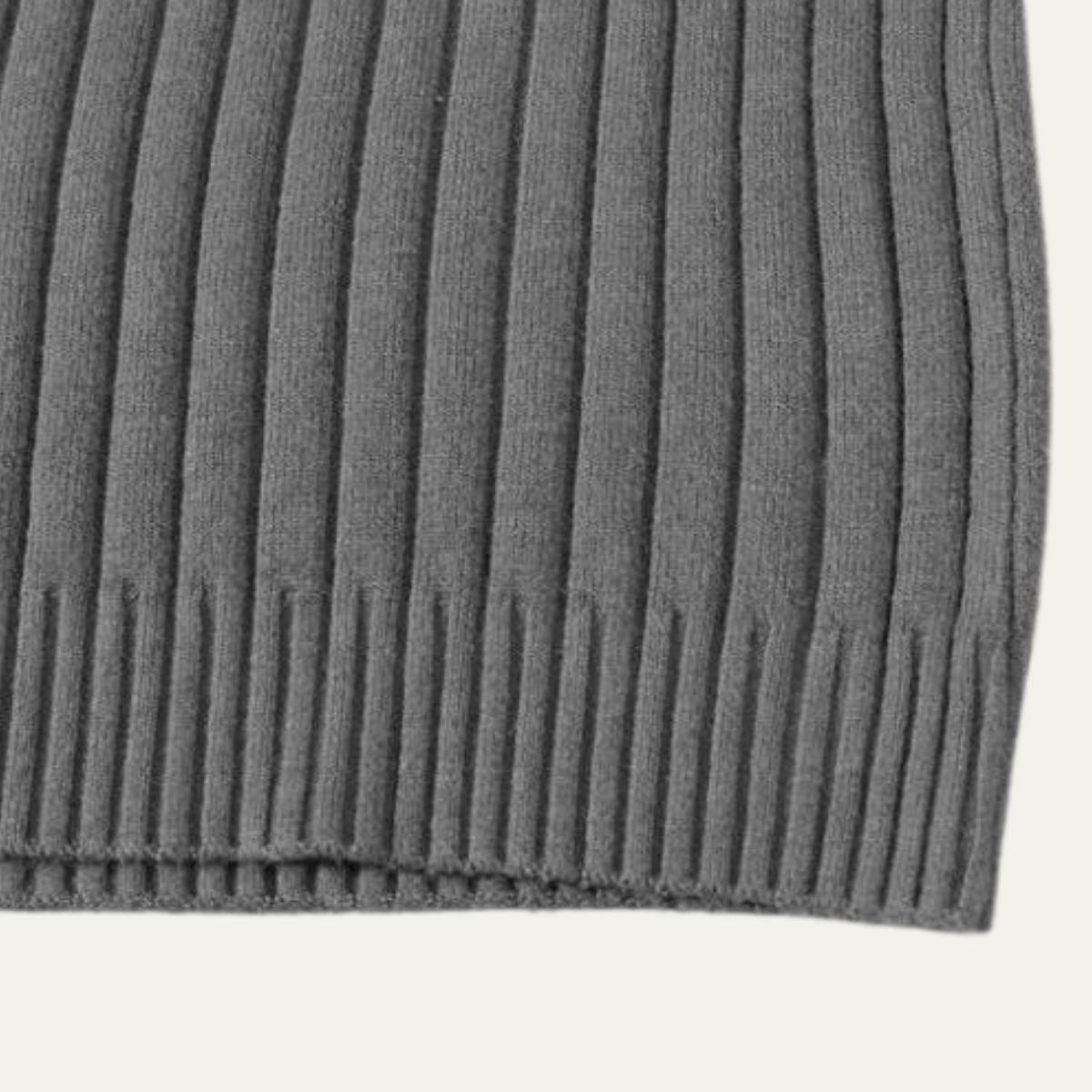 Men's Fitted Crew Neck Knitted Sweater