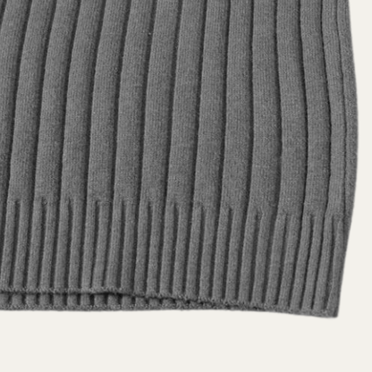 Men's Fitted Crew Neck Knitted Sweater