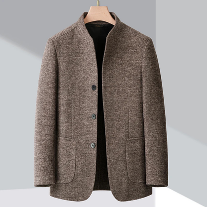 Men's Thermal Fleece Lined Smart Blazer Jacket
