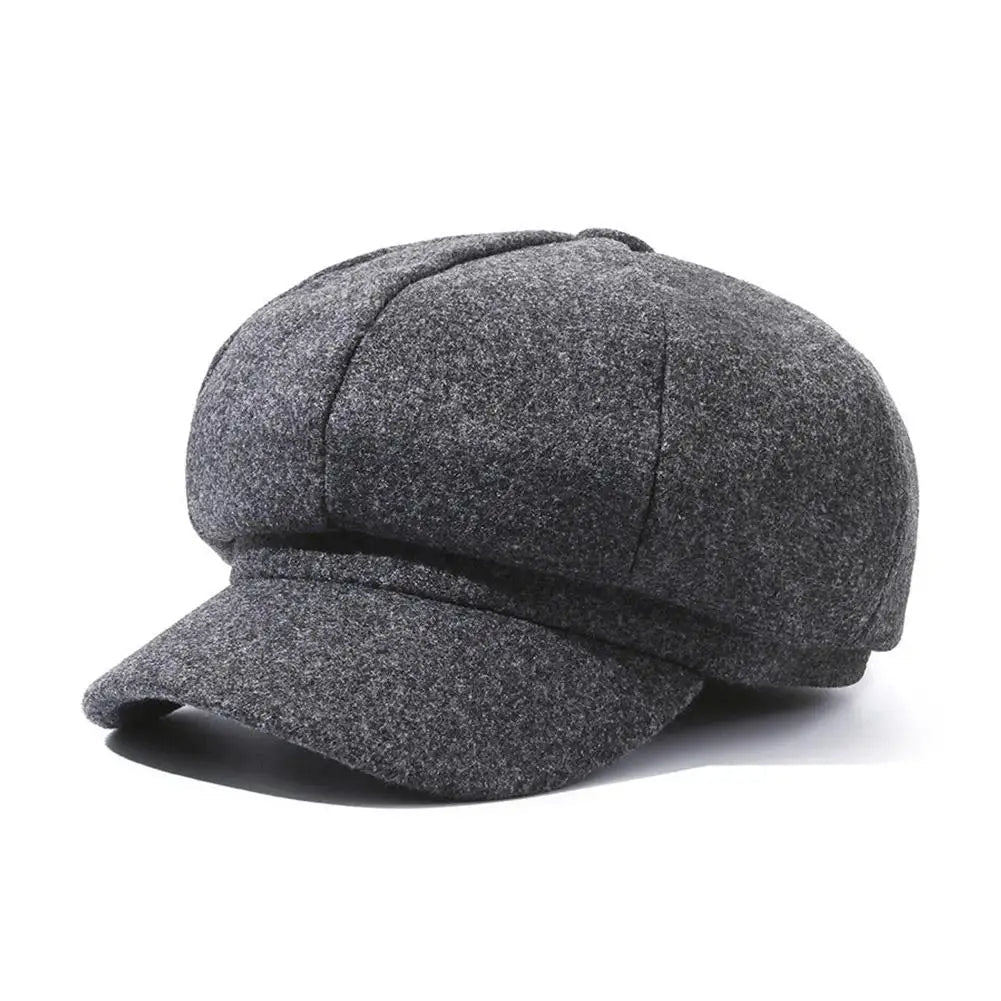 Fitted Women's Newsboy Cap - Simple Chic Design