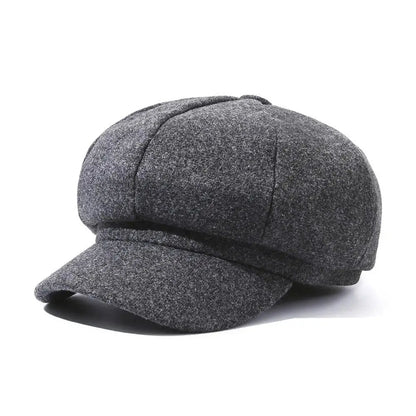Fitted Women's Newsboy Cap - Simple Chic Design