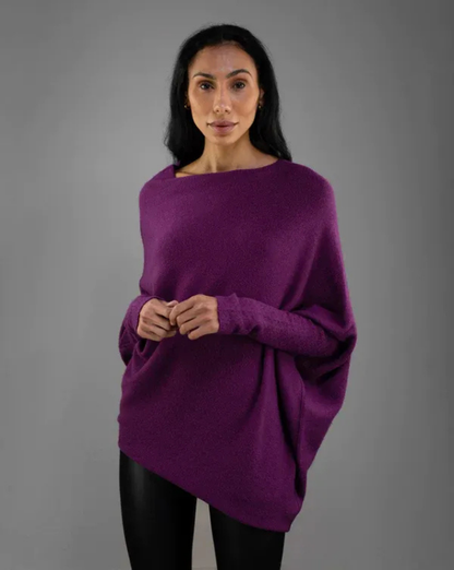 Feminine Knit Top with Bell Sleeve