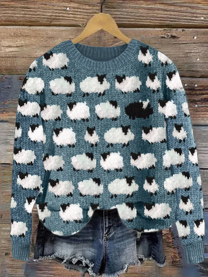 Comfy Women's Graphic Crew Neck Sweatshirt