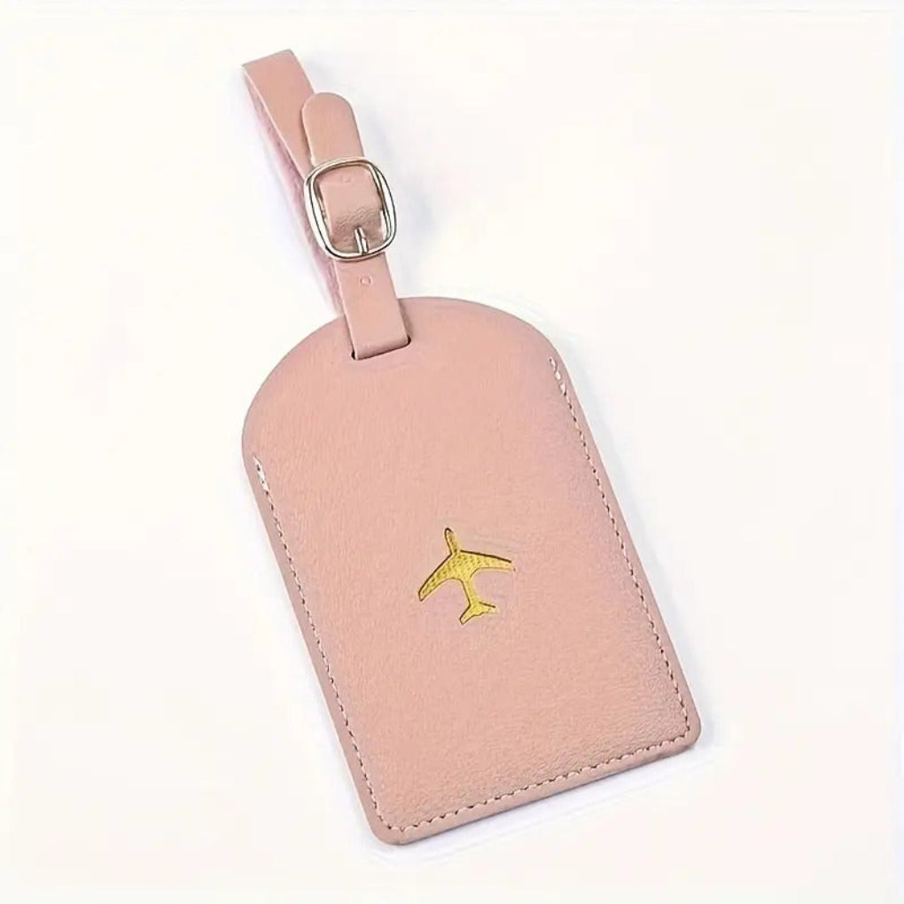 Personalized Genuine Leather Luggage Label