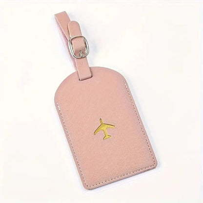 Personalized Genuine Leather Luggage Label