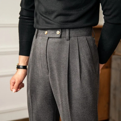 Classic Fit Men's Wool Dress Pants