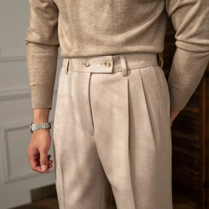 Classic Fit Men's Wool Dress Pants