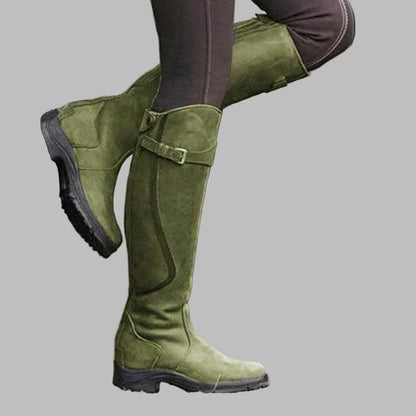 Comfortable Women's Leather Ankle Boots with Laces
