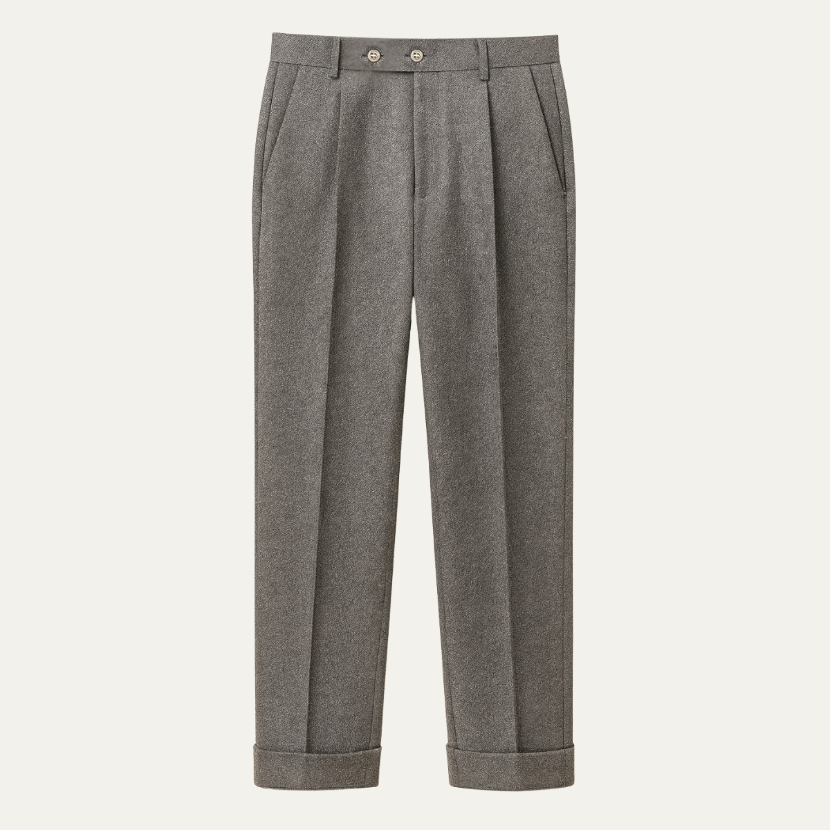 Classic Fit Men's Wool Dress Pants - Nocini