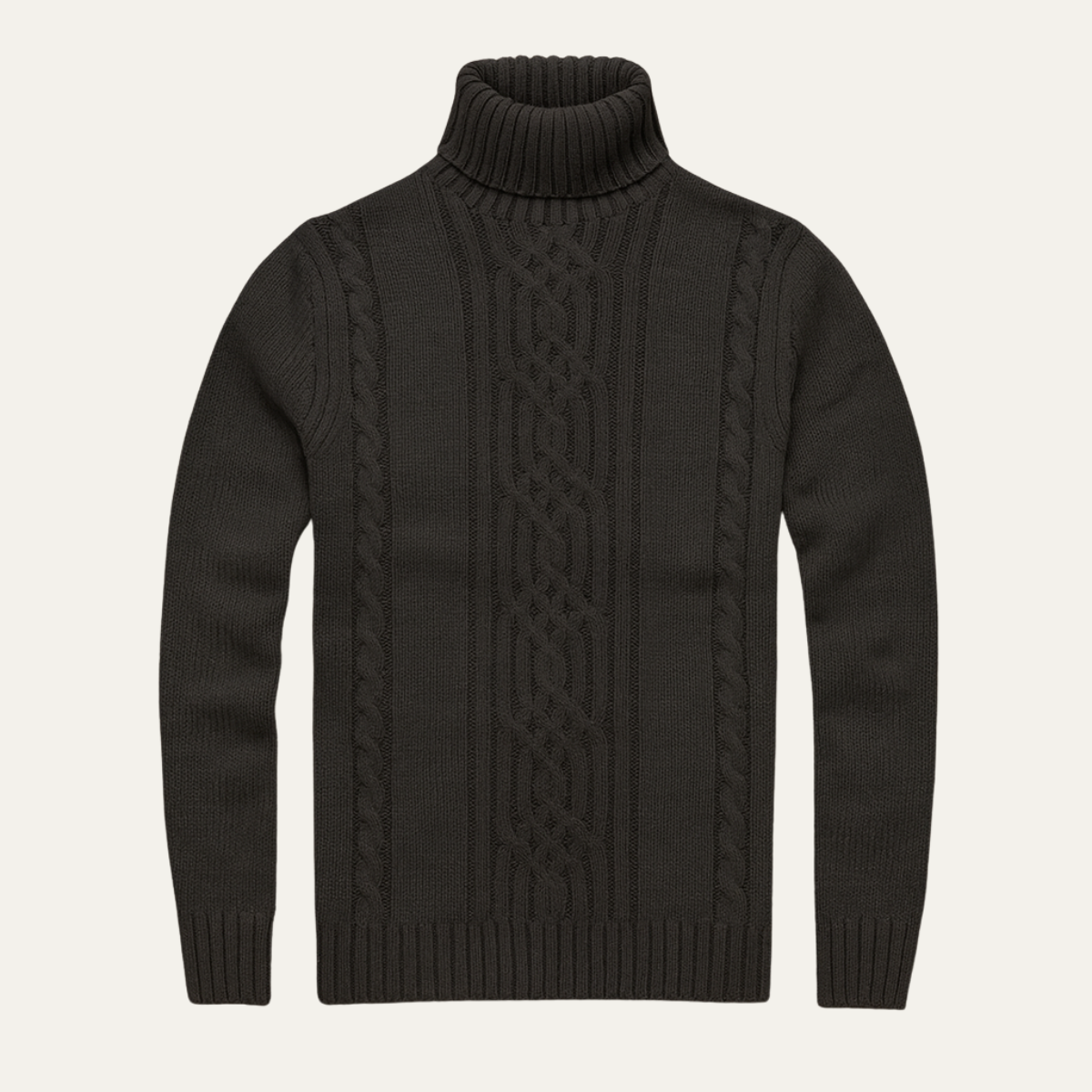 Warm Wool Crew Neck Men's Sweater