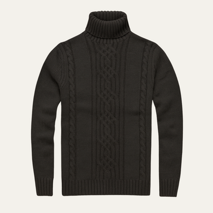 Warm Merino Wool Crew Neck Sweater for Men